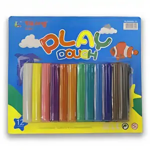 Pâte à Modeler Deli Plasticine 12 unités