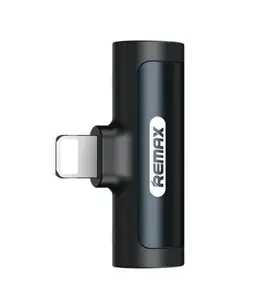 Adapteur Audio Iphone Pour Deux Sortie Noir Rl-La04I