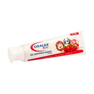 Gel dentifrice pour enfant fraise 80g - ORALEX