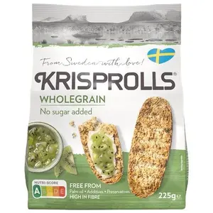 Pains suédois complet Krisprolls sans sucres ajoutés 225g - PAGEN