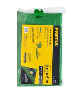 Bache 5x6m vert