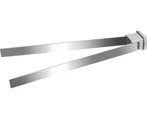 Porte-Seviettes Double A Fixer Milo Chrome