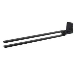 Porte-Seviettes Double A Fixer Taku Matt-Black