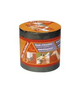 Bande d'étanchéité autocollante à froid Sika Multiseal gris 10 cm x 10 m - SIKA