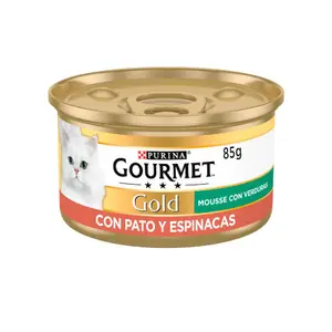 Purina Mousse de canard gourmande aux épinards, 85g