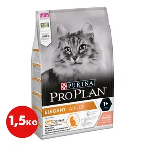 Purina Pro Plan - Elegant Adult Au Saumon 1,5kg (Cadeaux gratuit offert)