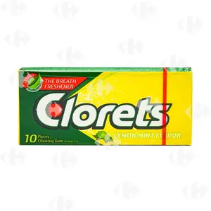 Chewing Gum Citron Menthe Clorets 10 unités