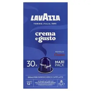 Capsules de café aluminium Crema x30 unités - LAVAZZA