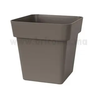 Pot Mitu Pac Quadro Avec Soucoupe 40Cm