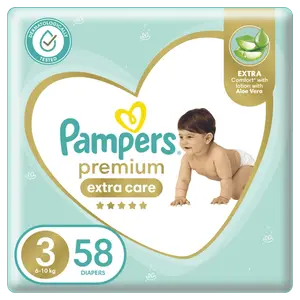 pampers premium taille 3 x58pcs
