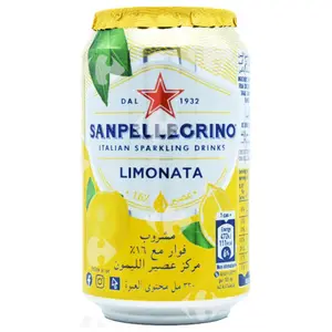 San pellegrino boisson gazeuse citron canette 33cl