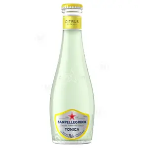 San pellegrino eau gazeuse tonica citrus extract 20cl bouteille en verre