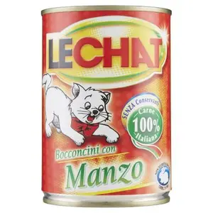 LECHAT Boeuf Bocconcini Cat Food, 400g