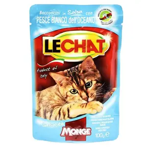 LeChat Morceaux de Poisson Blanc de l'Océan, 100g