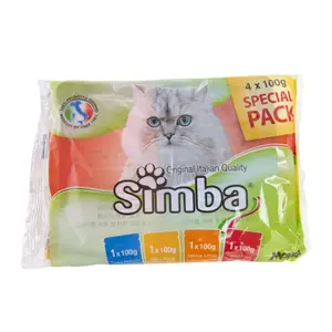 Aliments pour chats - Le lot de 4 sachets de 100g - SIMBA (07)