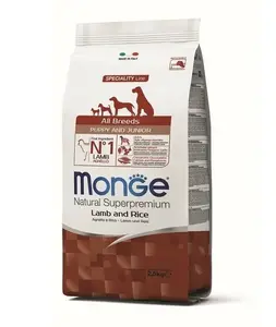 Monge Superprémium naturel Agneau/Riche de chiot, 2,5 kg