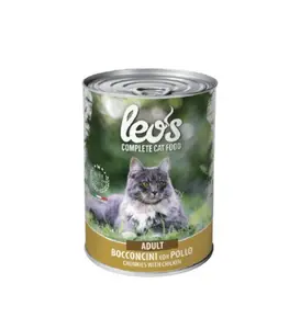 Paté pour chat adulte Leo'S au poulet 415 g