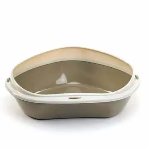 Georplast - Open cat corner toilet with border