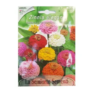 Zinnia Lilliput Doppia In Miscglio Art Fi612-Maxiflor