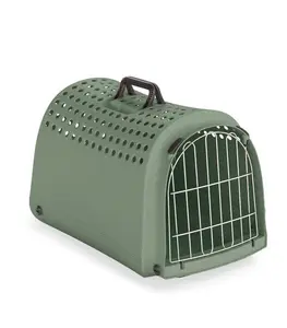 Cage de transport chat vert sauge