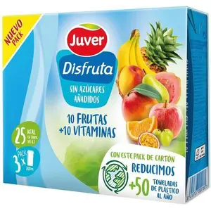 Juver Disfruta jus de fruits multifruits sans sucres ajoutés 20cl