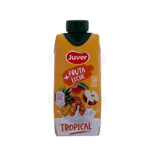 Juver boisson au jus de fruits tropicaux avec du lait écrémé 330ml