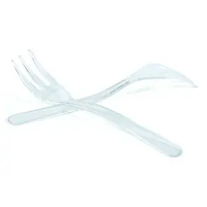 Mini Fourchette Transparente