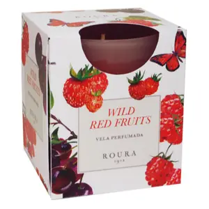Bougie Verre Parfumée Fruits de Bois