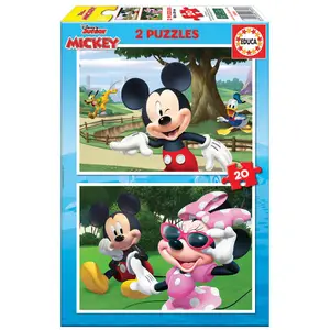Educa Puzzle Mickey, 2x20 pièces