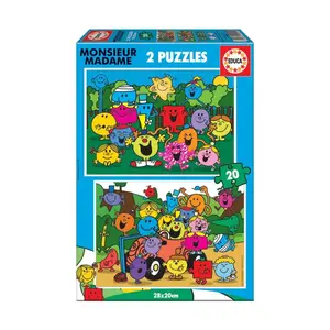 Puzzle Monsieur Madame – 2 X 20 Pièces