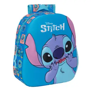 Safta Sac à dos pour enfants Disney Stitch 3D bleu