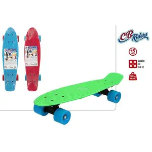 Skateboard Plastique 55 cm avec Axe en plastique et des roues PVC
