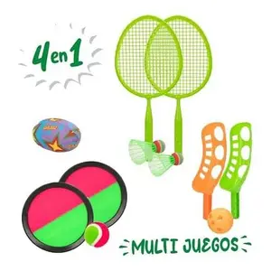 Set multi-jeux 4 en 1 FUN AREA, vert