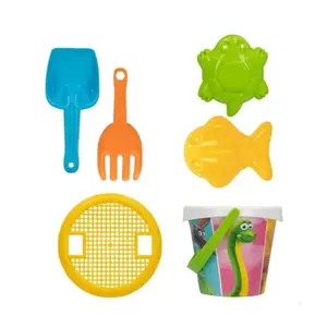 Seau Double Dinos Fantastiques 14cm avec Accessoires 6 pièces
