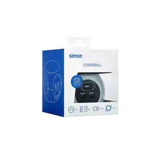 Multiprise Combiball 3X2P+T + Chargeurs Usb 2 Typea + 2 Type C - 3,4A