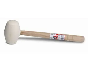 Maillet En Caoutchou Blanc M Bois Face Plane Et Spher 500G Rubi 66906