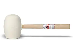 Maillet En Caoutchou Blanc M Bois Face Plane Et Spher 750G Rubi 66907