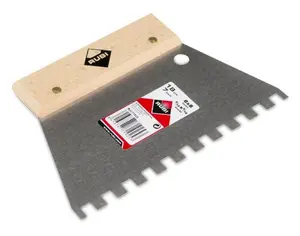 Spatule Peigne M Bois Lame Ac Resit A Lusure D18Cm Dt8X8Mm Rubi 71925