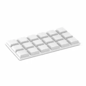 Butée Adhésive Blanc, Lot De 18 Pièces