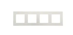 Plaque Quadruple Simon 24 Aluminium