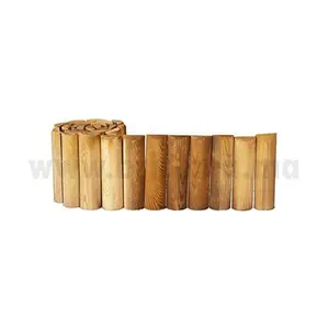 Bordure En Bois 30X250 Diam 7Cm