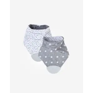 Bandana Réversible avec Anneau Dentaire Gris