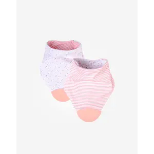 Bandana Réversible avec Anneau Dentaire Rose
