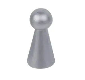 Bouton En Chrome Mat 11Mm