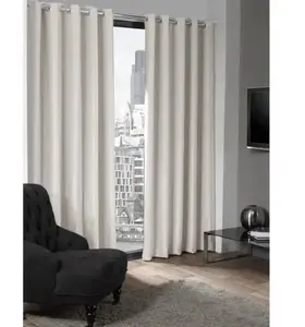 Rideau Loneta Beige 140 X 260 Cm