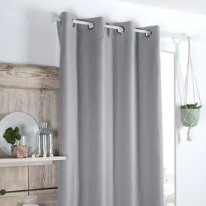 Rideau Loneta Gris Clair 140 X 260 Cm