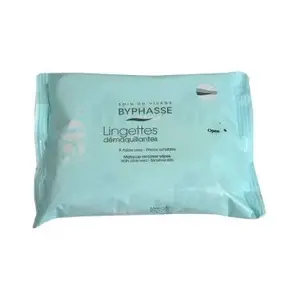 Lingettes démaquillantes Aloe vera pour peaux sensibles x20 - BYPHASSE