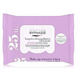 Lingettes démaquillantes visage yeux peaux grasses x25 - BYPHASSE
