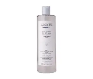 Solution micellaire démaquillante au charbon actif 500ml - BYHASSE