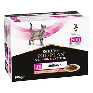 PURINA PRO PLAN Régimes vétérinaires pour le saumon, 10x850g